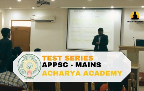 TEST SERIES TSPSC - MAINS ACHARYA ACADEMY